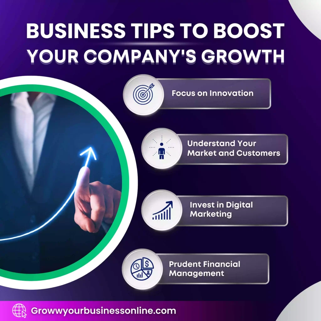 Business Tips to boost your company growth by groww your business online, best digital marketing agency in ranchi