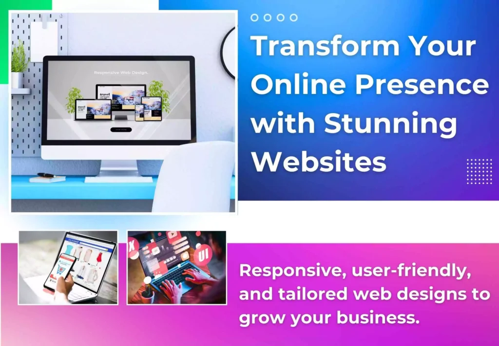 Professional website design in Ranchi by Groww Your Business Online, specializing in digital marketing and WordPress design.